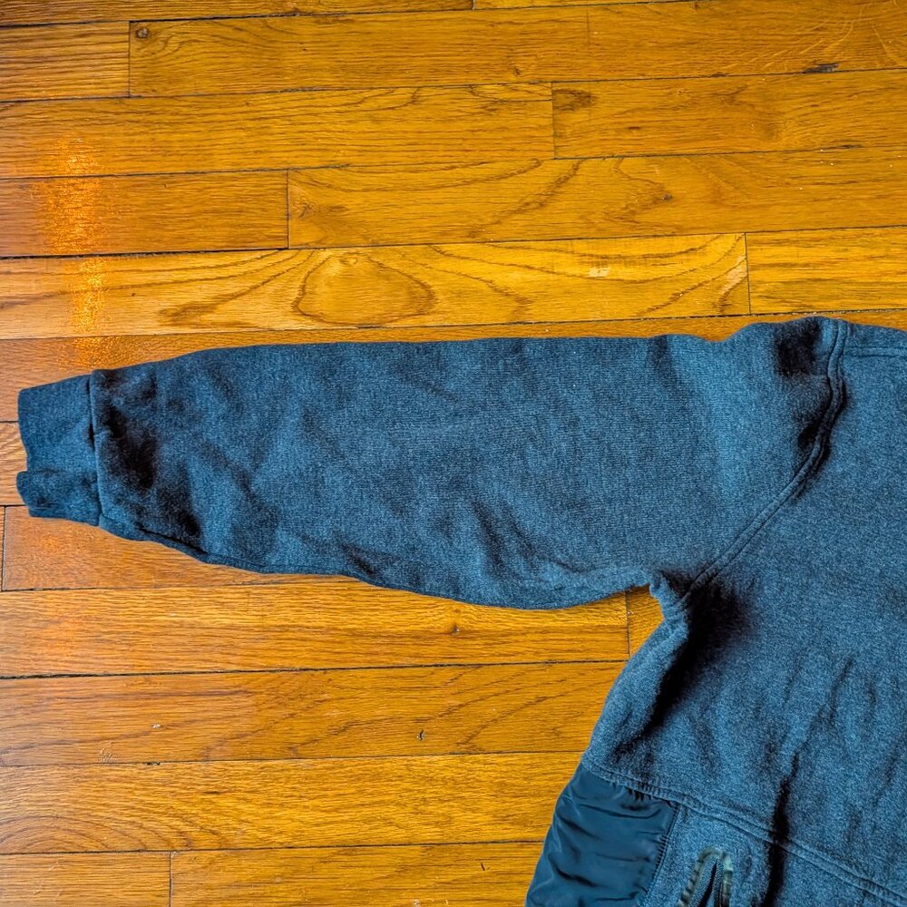 Bugatchi Quarter-Zip Blue Pullover Large - image 7